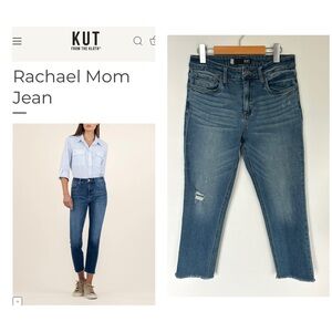 KUT from the Kloth Rachael Mom Denim Jeans